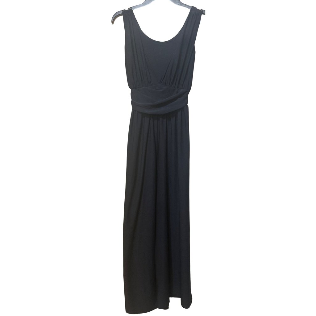 Anna-Kaci Brand Black Romper Wide-Leg Pants Polyester Blend Women Size Xs (Read)